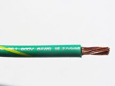 Mtw 8 Gauge Awg Greenyellow Stripe 19 Strands Copper Ground Wire 10 Ft Usa