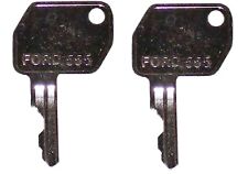 2 Ford New Holland Heavy Construction Equipment Backhoe Tractor Ignition Key