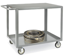 Steel Welded Flat Shelf Cart 42 X 24 X 35