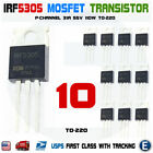 10pcs Irf5305 Irf5305pbf Mosfet Transistor P-channel 31a 55v 110w To-220
