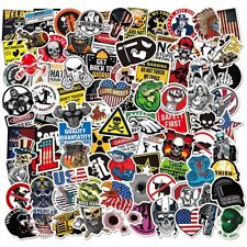 100 Pack Funny Hard Hat Stickers Construction Electrician Helmet Tool Box Decals