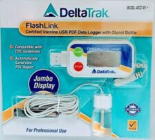 Deltatrak Flashlink Vaccine Temperature Data Logger Glycol Sensor Model 40527 1