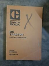 Cat Caterpillar D5 Tractor Special Application Parts Book
