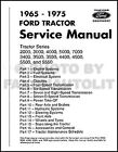 Ford Tractor Repair Shop Manual 2000 3000 3400 3500 4000 4400 4500 5000 7000