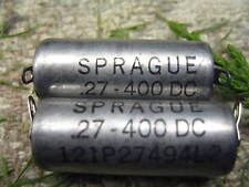 Sprague Nos 2 027uf 400v Paper In Oil Capacitor For Western Electric Amp