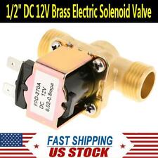 G12 Dc12v Electric Solenoid Valve For Water Steady Flow Normally Closed Type