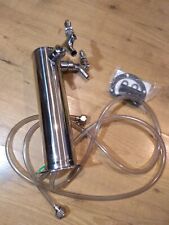 Tower Double Faucet Tap Tower Draft Beer Tower Stainless Steel