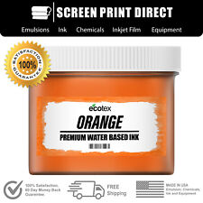 Ecotex Orange Water Based Ready To Use Discharge Ink Screen Printing 5 Gal