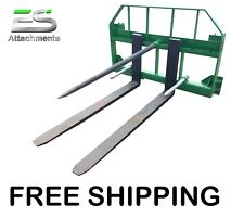 Free Shipping Es John Deere Combo 49 Spear 48 Pallet Forks Jd Quick Attach