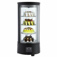 Marchia Mdcr78 39 Vertical Countertop Refrigerated Glass Display Case Black