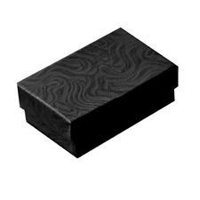 Wholesale 1000 Black Swirl Cotton Filled Jewelry Gift Boxes 2 58 X 1 12 X 1