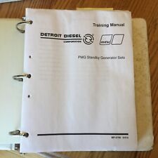 Detroit Diesel Mtu Pmg Standby Generator Sets Operation Amp Service Manuals Guide