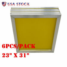 6pack 23 X 31 Aluminum Silk Screen Frame For Screnn Printing 200 Mesh Count