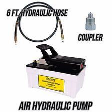 Jackco Air Hydraulic Pump With 6 Ft 10000 Psi Hydraulic Hose And Coupler