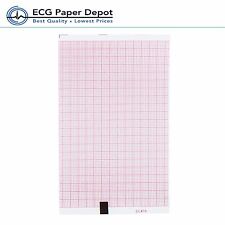 Welch Allyn Ecg Machine Recording Sheets Ekg System 40602 Red Z Fold Paper 5pack