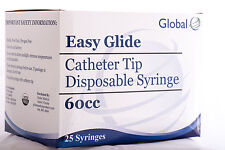 50 Pack Catheter Tip Syringe 60ml Easy Glide Sterile New Syringe Only No Needle