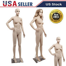 69 Female Mannequin Full Body Pp Realistic Display Head Turns Dress Form Withbase