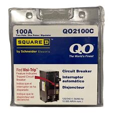 Qo Square D Type Qo 100 Amp 2 Pole 2 Pole Circuit Breaker Qo2100c