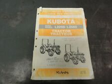 Kubota L2250 L2550 Tractor Illustrated Parts List Manual 97898 21040