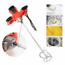2400w Portable Electric Concrete Cement Mixer Drywall Mortar Handheld 6 Speed