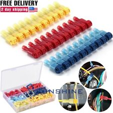 60 240pcs T Tap 22 10 Awg Quick Splice Wire Insulated Terminal Connectors Combo