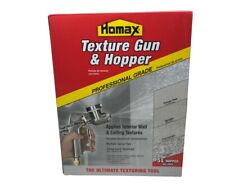 Homax Texturing Spray Gun Air Flow Valve Polished Aluminum Construction Hopper