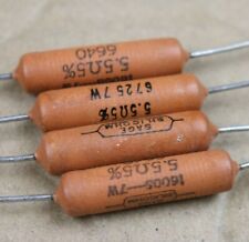 Vtg Resistor Sage Silicohm 55 Ohm 7w 5 Power Wirewound 1966 Nos 7 Watt Qty 4