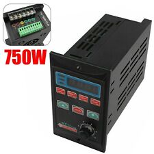 New Listing110v 220v Single Phase3 Phase Variable Frequency Drive Converter Motor 750w