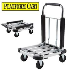 New 330lbs Platform Cart Dolly Folding Moving Luggage Cart Hand Truck Trolley