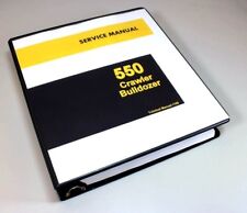 Service Manual For John Deere 550 Crawler Bulldozer Technical Shop Book 550c