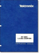 Tektronix Dc 508a Instruction Manual With 11x17 Foldouts Amp Protective Covers