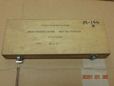Outside Micrometer With Dial Indicator Federal B3w No1s I 0 1 00001