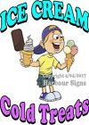 Ice Cream Decal Choose Your Size Food Truck Sign Concession Vinyl Sticker