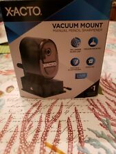X Acto Vacuum Mount Manual Pencil Sharpener Black