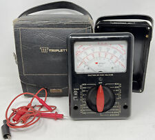 Triplett 630 Type 4 Volt Ohm Millimmeter Vintage Electric Test Equipment Amp Case