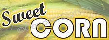 3x8 Sweet Corn Banner Outdoor Sign Large Farm Fresh Stand Farmers Market Cob