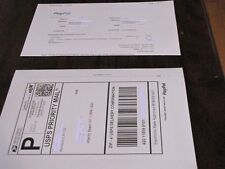 500 Shipping Labels With Tear Off Receipt Designed For Ebay Amp Paypal Printing