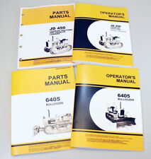 Operator Parts Manuals For John Deere 450 Crawler 6405 Bulldozer Tractor Dozer