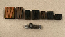 Vintage Antique Letterpress Letters Metal Amp Wood 11 Ws