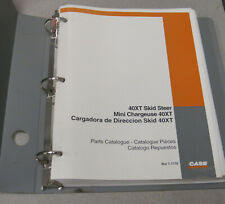 Case 40xt Skid Steer Parts Catalog Manual 7 7170 2001 With Binder