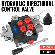 Hydraulic Directional Control Valve Tractor Loader With Joystick 2 Spool 11 Gpm