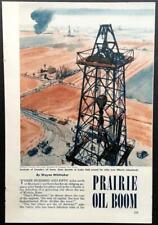 Prairie Oil Boom 1950 Canadian Oil Drilling Pictorial Ledoc Imperial Oil