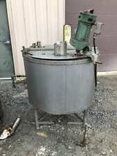 115 Gallon Stainless Steel Insulated Mixing Tank With Lightnin Ns 1 Agitator 3ph