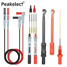 18pcs Multimeter Automotive Test Lead Kit With Wire Piercing Clip Puncture Probe