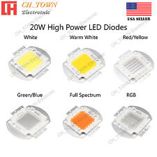 20w Watts High Power Smd Led Chip Cob Lamp White Red Blue Green Uv Lights Board