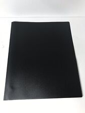 Lot Of 25 D3 Casemate Black 3 Prong Portfolio Poly Folder With Pockets