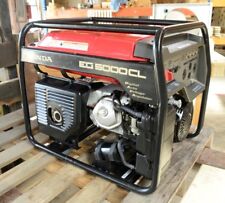 Honda Eg5000cl Gas Generator Great Condition 5000 Watt