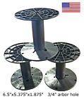 15 Black Plastic Spool Cable Wire Reel 6 12 Dia X 5.375 H With 34 Arbor