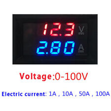 Digital Red Led Voltage Meter Dc100v 10a Voltmeter Ammeter Bluered Led Z7