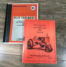 Allis Chalmers U Uc Iu U318 Tractors Owner Operator Parts Manual Catalog